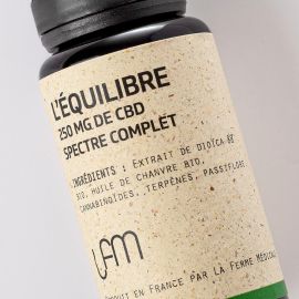 Huile de CBD - L'équilibre - 2,5 % - La Ferme Médicale