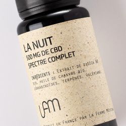 Huile de CBD - La Nuit - 5% - La Ferme Médicale