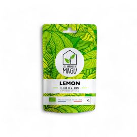 Fleurs de CBD - 8 à 10% - LEMON- Les Jardins de MAGU