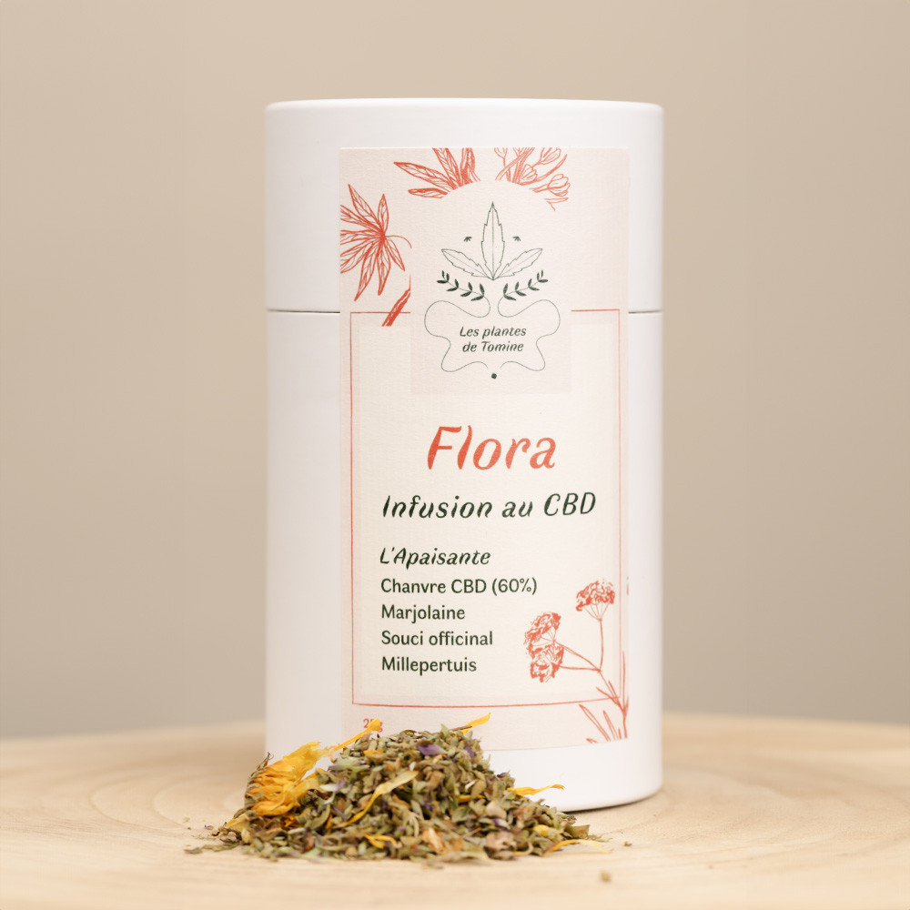 Infusion de Chanvre au CBD - Flora - Les Plantes de Tomine