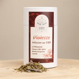 Infusion de Chanvre au CBD - Violette - Les Plantes de Tomine