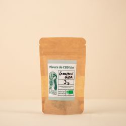 Fleurs de CBD - 8 à 10% - Gandhi Goa- Le Chanvre des Granges