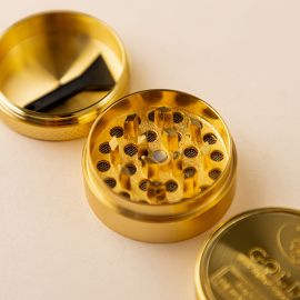 Grinder Gold coin shape